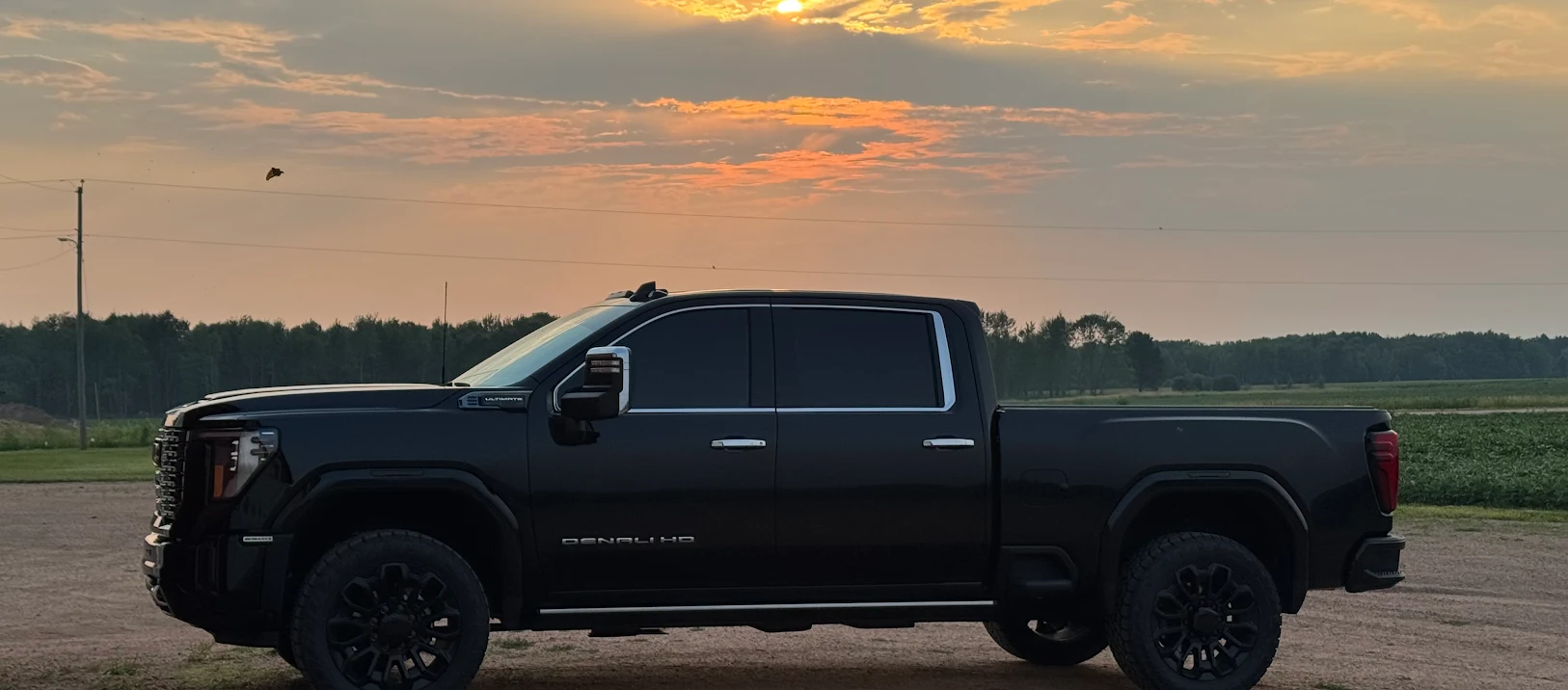 GMC Sierra Denali HD after window tint