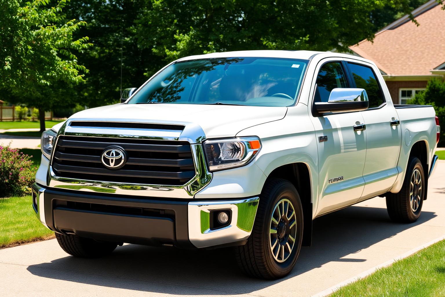 Toyota Tundra before window tint